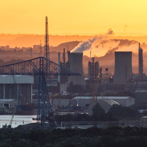 An image of the industry in teesside