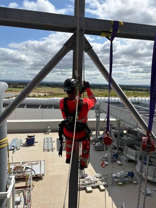 Rope access safety