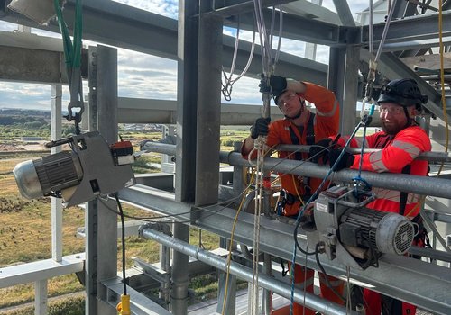 Rope access equipment checks