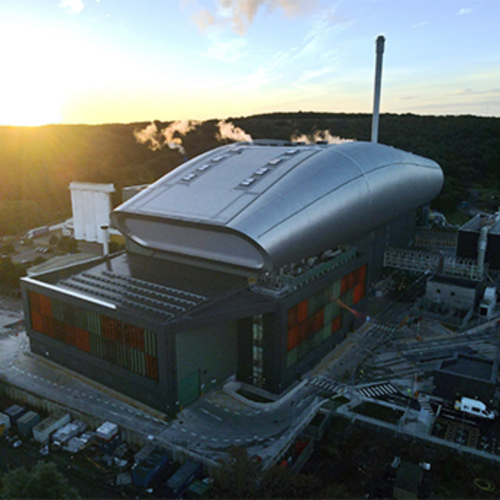Image of a building which has been cladded by group industrial
