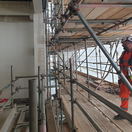 Scaffolding work done by Group Industrial