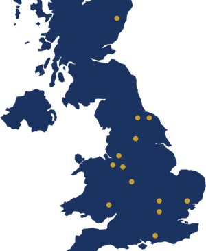 Map of where we work